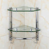 European-style Bathroom Shelf Glass Corner Shelves For The Shower