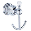 European Style Crystal Metal Coat Hooks Decorative Wall Hooks