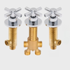 Extended Bathtub Faucet Solid Brass Split-Type Hot and  Cold Valve