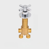 Extended Bathtub Faucet Solid Brass Split-Type Hot and  Cold Valve