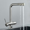 Filtered Kitchen Faucet 360 Rotation Dual Sprayer Drinking Water Tap