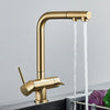 Filtered Kitchen Faucet 360 Rotation Dual Sprayer Drinking Water Tap