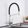Flexible Brass Kitchen Water Filter Faucet Kitchen Faucets Dual Spout Filter Faucet In Colors