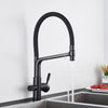 Flexible Brass Kitchen Water Filter Faucet Kitchen Faucets Dual Spout Filter Faucet In Colors