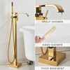 Floor Mounted Bathtub Faucet Set Gold Bath Tub Faucet Bathtub Tap