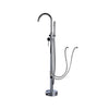Floor Standing Bathtub Faucet Column Basin Vertical Shower Head Faucet