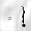 Floor Standing Bathtub Shower Faucet Bathroom Brass Water Mixer Tap
