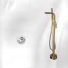 Floor Standing Bathtub Shower Faucet Bathroom Brass Water Mixer Tap