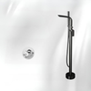 Floor Standing Bathtub Shower Faucet Bathroom Brass Water Mixer Tap