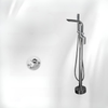 Floor Standing Bathtub Shower Faucet Bathroom Brass Water Mixer Tap