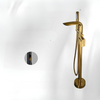 Floor Standing Bathtub Shower Faucet Bathroom Brass Water Mixer Tap