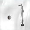 Floor Standing Bathtub Shower Faucet Bathroom Brass Water Mixer Tap