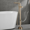 Floor Standing Bathtub Side Faucet Shower Standing Splash Proof Faucet