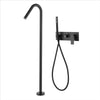 Floor Standing Brass Bathtub Faucet with Hand Shower Bath Mixer Tap