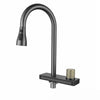 Flying Rain Stainless steel Kitchen Pull-Out Faucet Hot Cold Mixer Tap