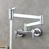 Foldable Brass Kitchen Tap with Hot Cold Water Mixer Pot Filler Tap