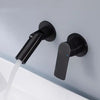 Folding Spout Basin Faucet Wall Mounted Bathroom Tap Concealed Faucet