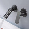 Folding Spout Basin Faucet Wall Mounted Bathroom Tap Concealed Faucet