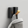 Folding Towel Hanger 2 Ways Wall Hook Coat Clothe Holder for Bathroom