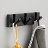 Folding Towel Hanger 2 Ways Wall Hook Coat Clothe Holder for Bathroom