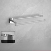 Folding Towel Rack Stainless Steel Wall-Mounted Bathroom Towel Holder