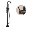 Freestanding Bathtub Faucet Brass Hot Cold Water Mixer Swivel Spout