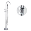 Freestanding Bathtub Faucet Brass Hot Cold Water Mixer Swivel Spout