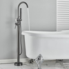 Freestanding Bathtub Faucet Brass Hot Cold Water Mixer Swivel Spout