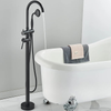 Freestanding Bathtub Faucet Brass Hot Cold Water Mixer Swivel Spout