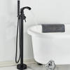 Freestanding Bathtub Faucet Brass Hot Cold Water Mixer Swivel Spout