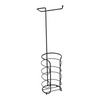 Freestanding Toilet Paper Storage Holder Durable Steel Bath Accessory