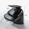 Glass Waterfall Art Deck Mounted Faucet Washbasin Faucet