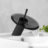 Glass Waterfall Art Deck Mounted Faucet Washbasin Faucet