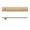 Gold Stainless Steel Linear Shower Floor Drain with Anti-Odor Strainer