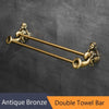 Gold Bathroom Hardware Accessories Set Towel Ring Paper Holder