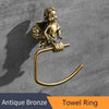 Gold Bathroom Hardware Accessories Set Towel Ring Paper Holder