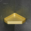 Gold Corner Shelf Bathroom Storage Shelves Triangle Towel Storage Rack