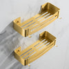 Gold Corner Shelf Bathroom Storage Shelves Triangle Towel Storage Rack