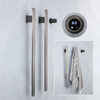 Gold Heated Towel Rail 220V Wall Mounted Smart Bathroom Warmer Modern Dubai