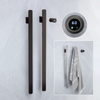 Gold Heated Towel Rail 220V Wall Mounted Smart Bathroom Warmer Modern Dubai