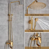 Golden Shower Bracket Faucet Rain Brass 8