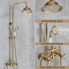 Golden Shower Bracket Faucet Rain Brass 8