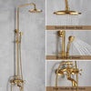 Golden Shower Bracket Faucet Rain Brass 8