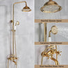 Golden Shower Bracket Faucet Rain Brass 8