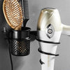 Hair Dryer Holder Space Bathroom Wallshelf Hair Dryer Rack with Basket