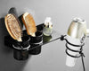Hair Dryer Holder Space Bathroom Wallshelf Hair Dryer Rack with Basket