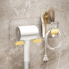 Hair Dryer Holder Wall Cradle Hairdryer Organizer Box Bathroom Shelf