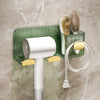 Hair Dryer Holder Wall Cradle Hairdryer Organizer Box Bathroom Shelf