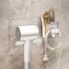 Hair Dryer Holder Wall Cradle Hairdryer Organizer Box Bathroom Shelf