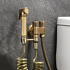 Hand Held Bidet Sprayer Douche Toilet Kit Antique Bronze Bidet Faucet